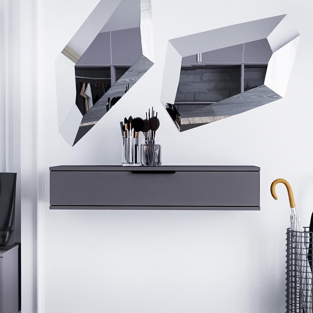 Столик навісний DiPortes Токіо Т-103 Антрацит (01402) - фото 3