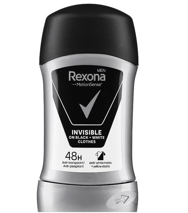 Дезодорант-антиперспирант мужской Rexona Men Invisible твердый 50 мл (36322385)