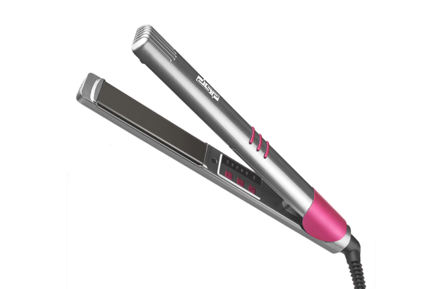 Выпрямитель для волос DSP Hair Style с кератиновым покрытием цифровая регулировка 5 режимов Серебристый (2827060396)