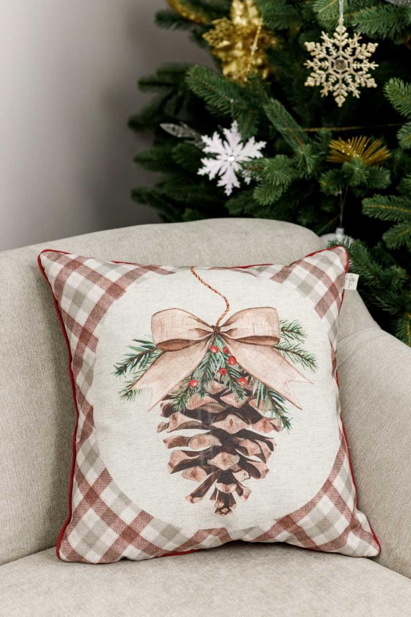 Наволочка декоративна Шишка 45х45 см (031702) - фото 3 Наволочка декоративна Шишка 45х45 см (031702) - фото 3