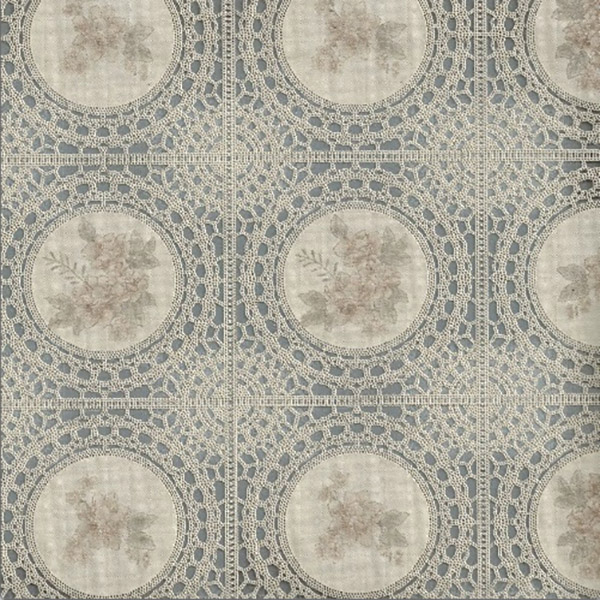 Клейонка вінілова ажурна STENSON 3D друк 1,37х20 м МА-2144