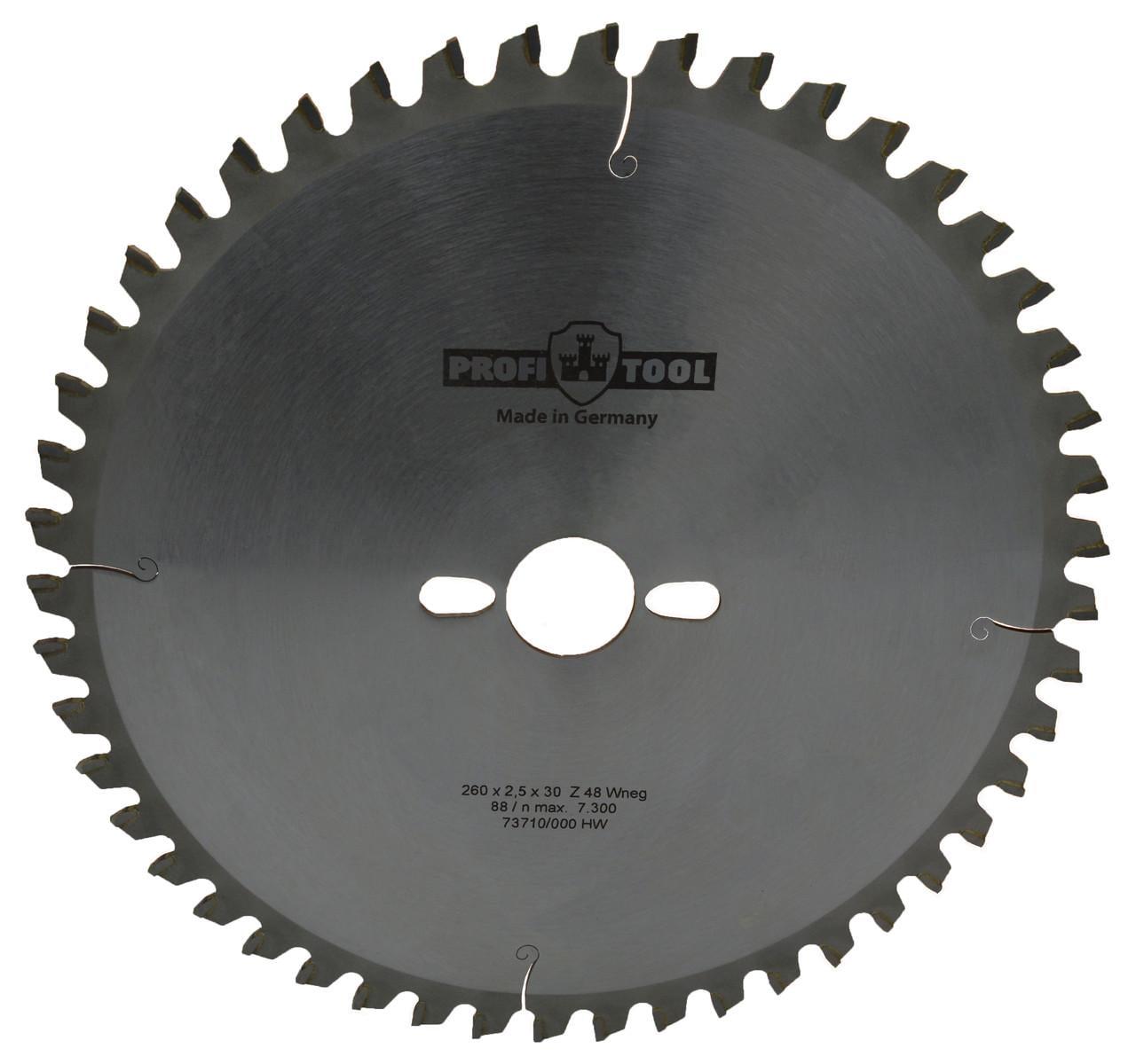 Диск пиляльний PROFITOOL Z 48 Wneg 260х2,5х1,8х30 мм (2126002)