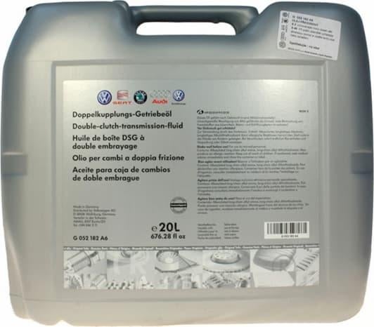 Масло трансмиссионное VAG ATF DSG 20 л (G052182A6)