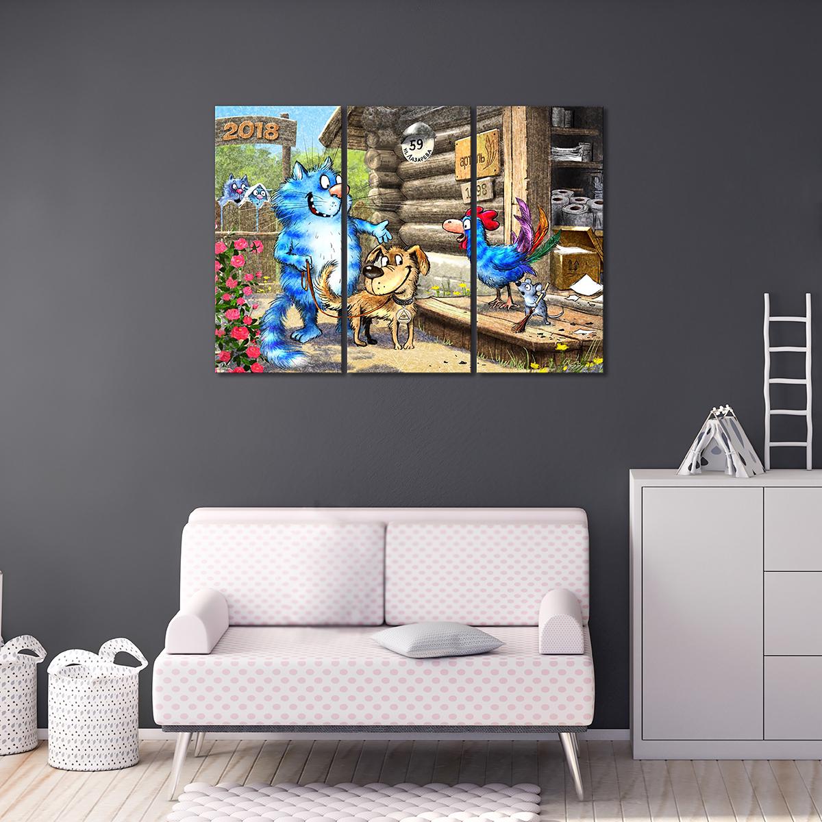 Модульная картина Заняли первое место 3 модуля общий размер 50x75 см (_rinaz_20181634004)