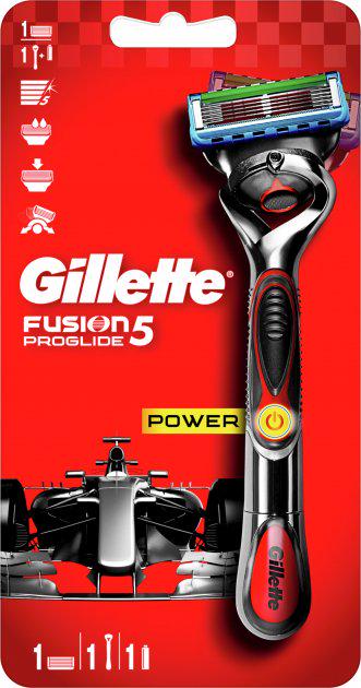 Станок для гоління чоловічий Fusion 5 Gillette Fusion5 ProGlide Power Flexball з 1 змінним картриджем - фото 2