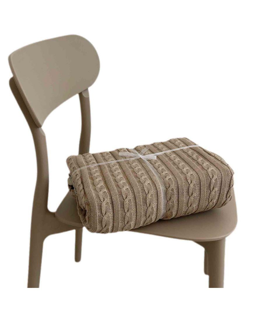 Плед Exclusive Nature 140х180 см Бежевый левый (026673) - фото 2