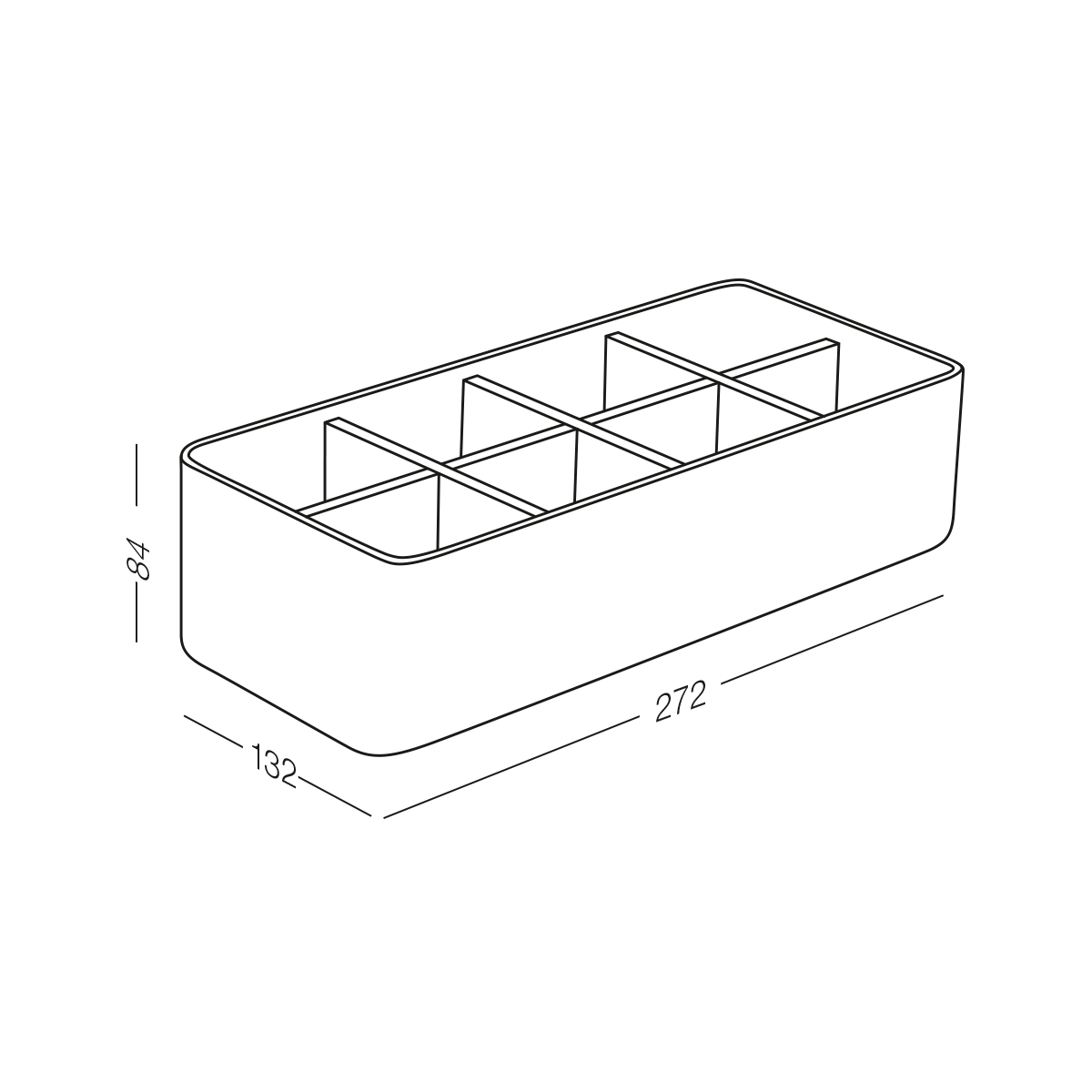 Органайзер для дрібниць MVM FH-03 з деревом Білий (FH-03 WHITE/WOOD) - фото 8