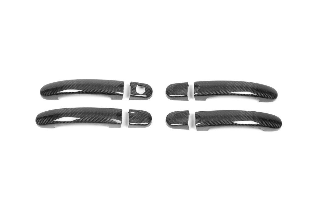 Накладки на ручки 4 ручки Omsa Line для Volkswagen Caddy 2004-2010 гг. натуральный карбон Фактура под карбон