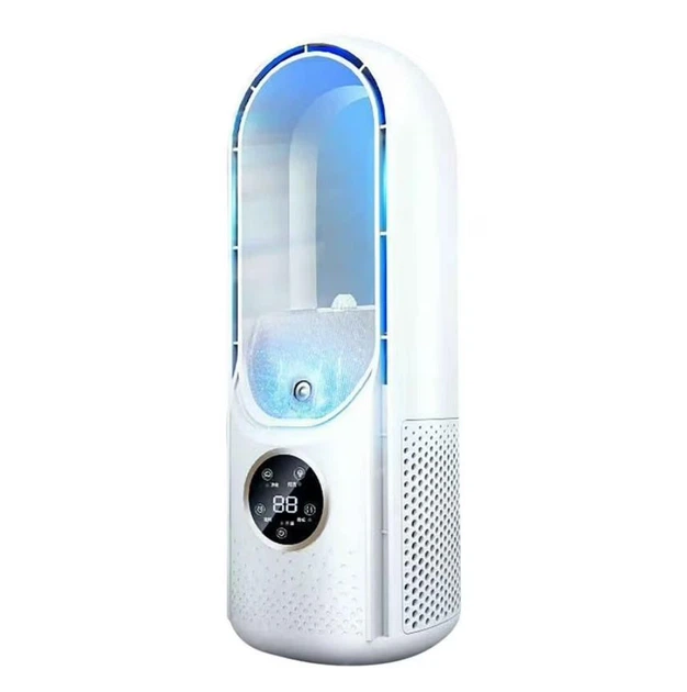 Вентилятор безлопастний Air Multiplier з LED-підсвічуванням/з зволожувачем повітря (8-18-G10030)