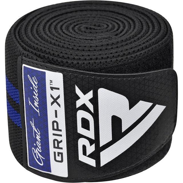 Бинти на коліна RDX GYM KNEE WRAP R11 Black/Blue (A-013184) - фото 7 Бинти на коліна RDX GYM KNEE WRAP R11 Black/Blue (A-013184) - фото 7