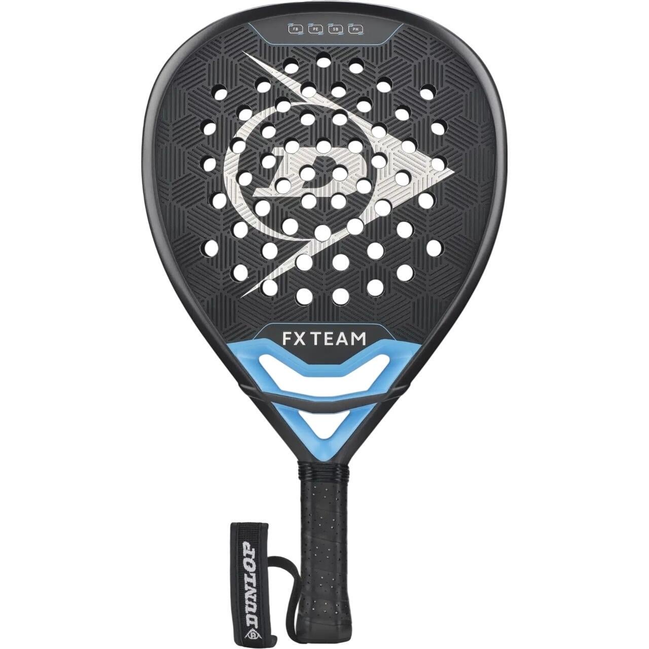 Ракетка для падл-тенісу Dunlop FX TEAM 2026 Чорно-блакитний (10370736) Ракетка для падл-тенісу Dunlop FX TEAM 2026 Чорно-блакитний (10370736)