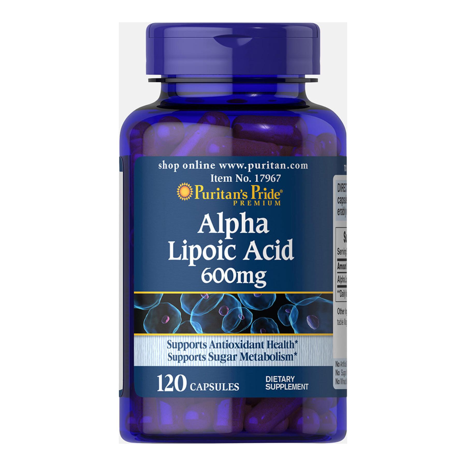 Натуральная добавка Alpha Lipoic 600 mg 30 caps (2022-09-0448)
