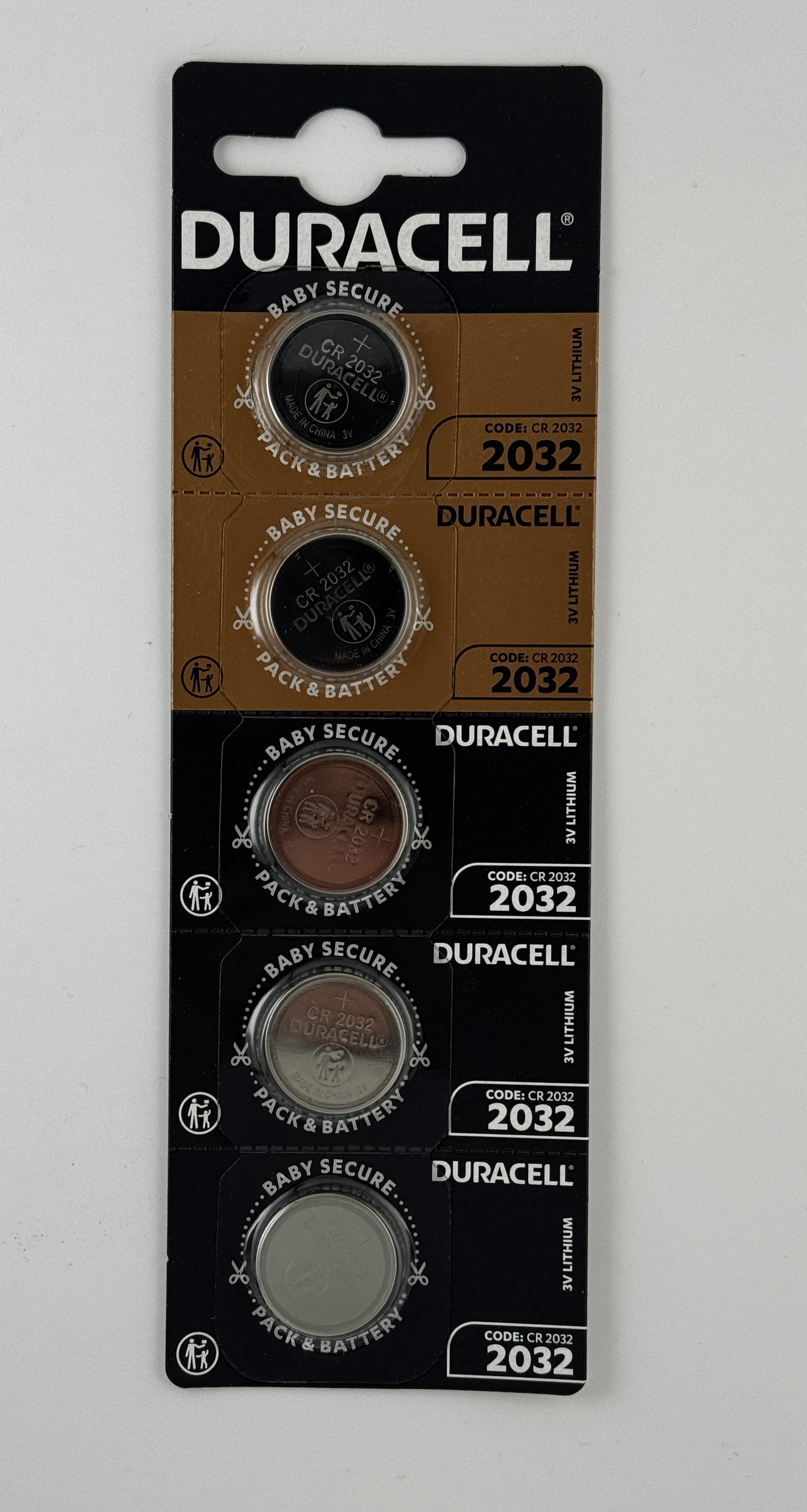 Набор батареек Duracell CR2032/DL2032 5 шт. (29843987)