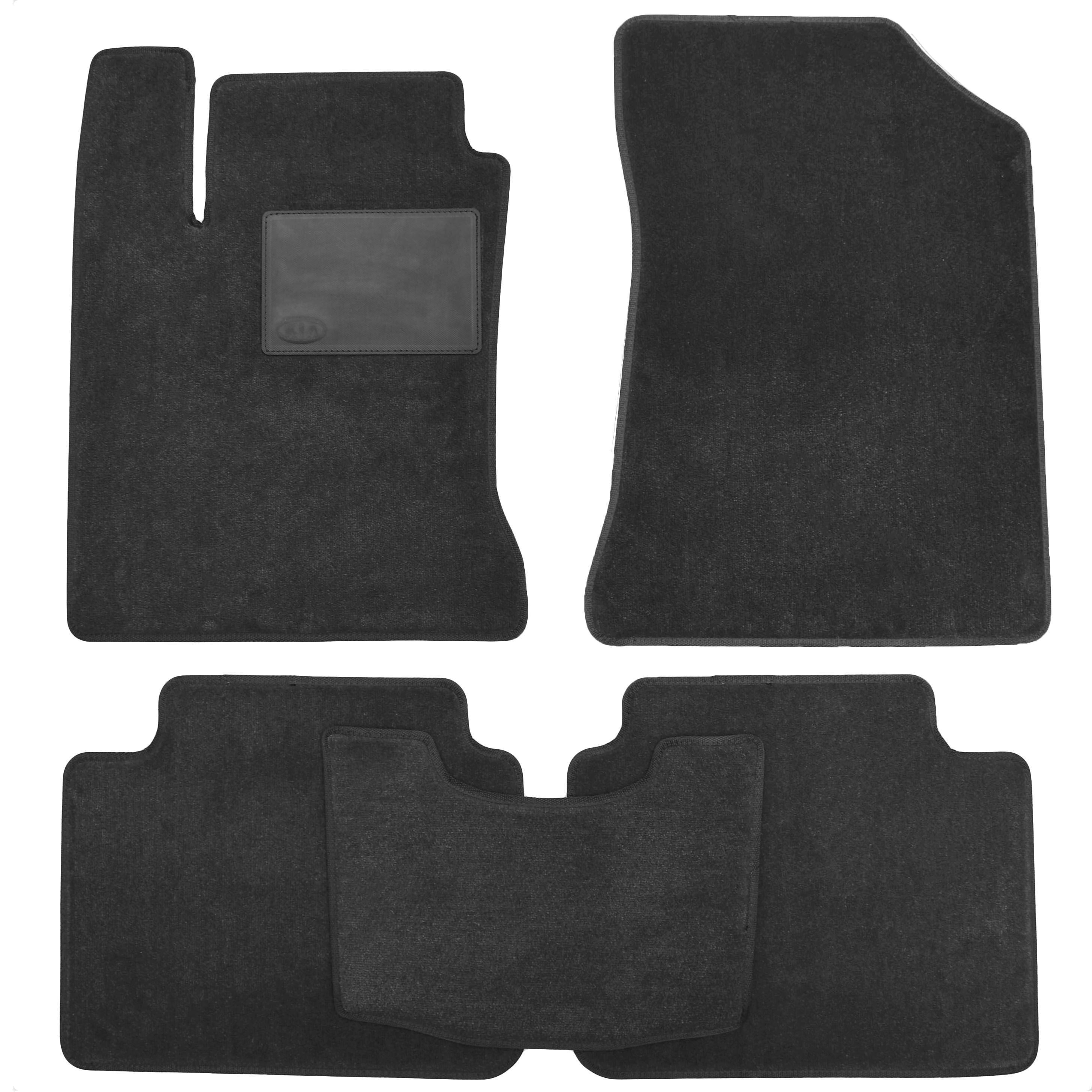 Коврики в салон для Kia Magentis '06-08 текстильные Черный