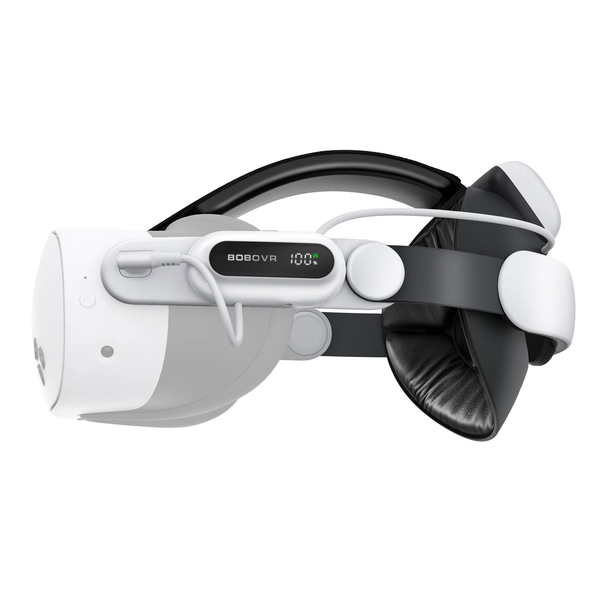 Ремешок BOBOVR E3 Pro Battery для Meta Quest 3/3S (ACS-BBVRE3P)