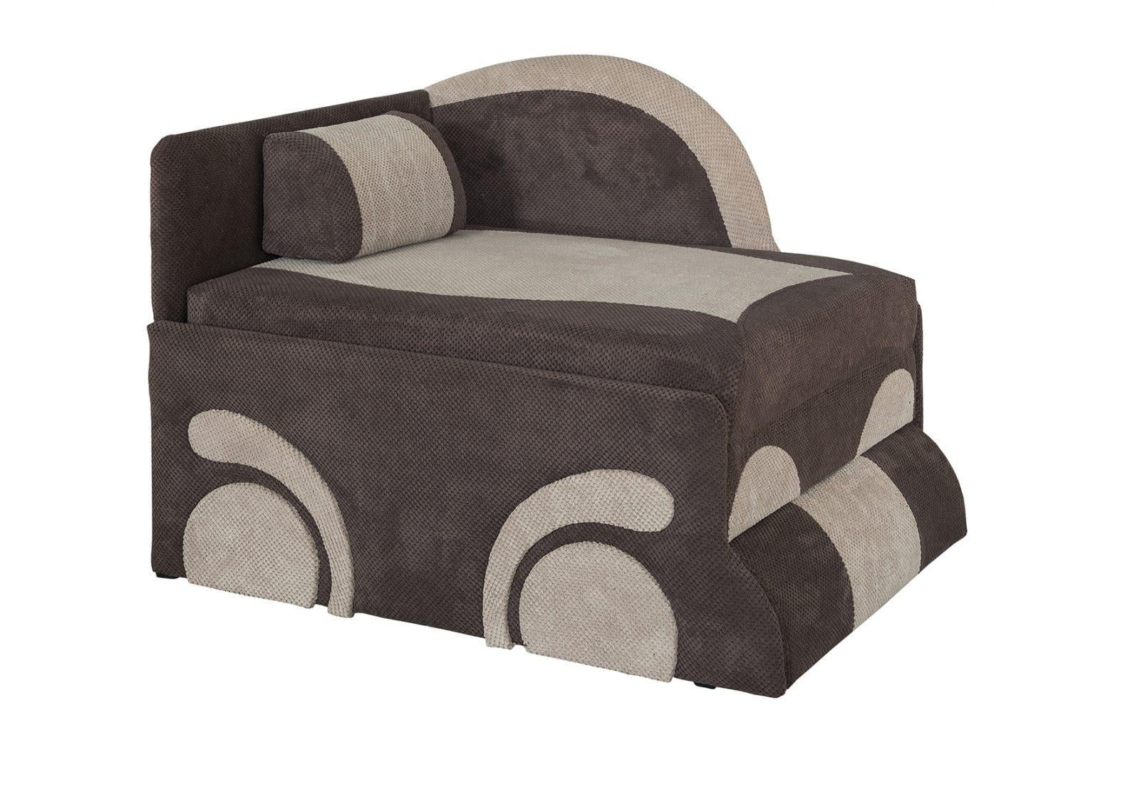 Диван Машинка Юниор 1100x800x850 (раскладной/выдвижной) из ДСП дерево ткань Дорис коричневый Мебель Сервис