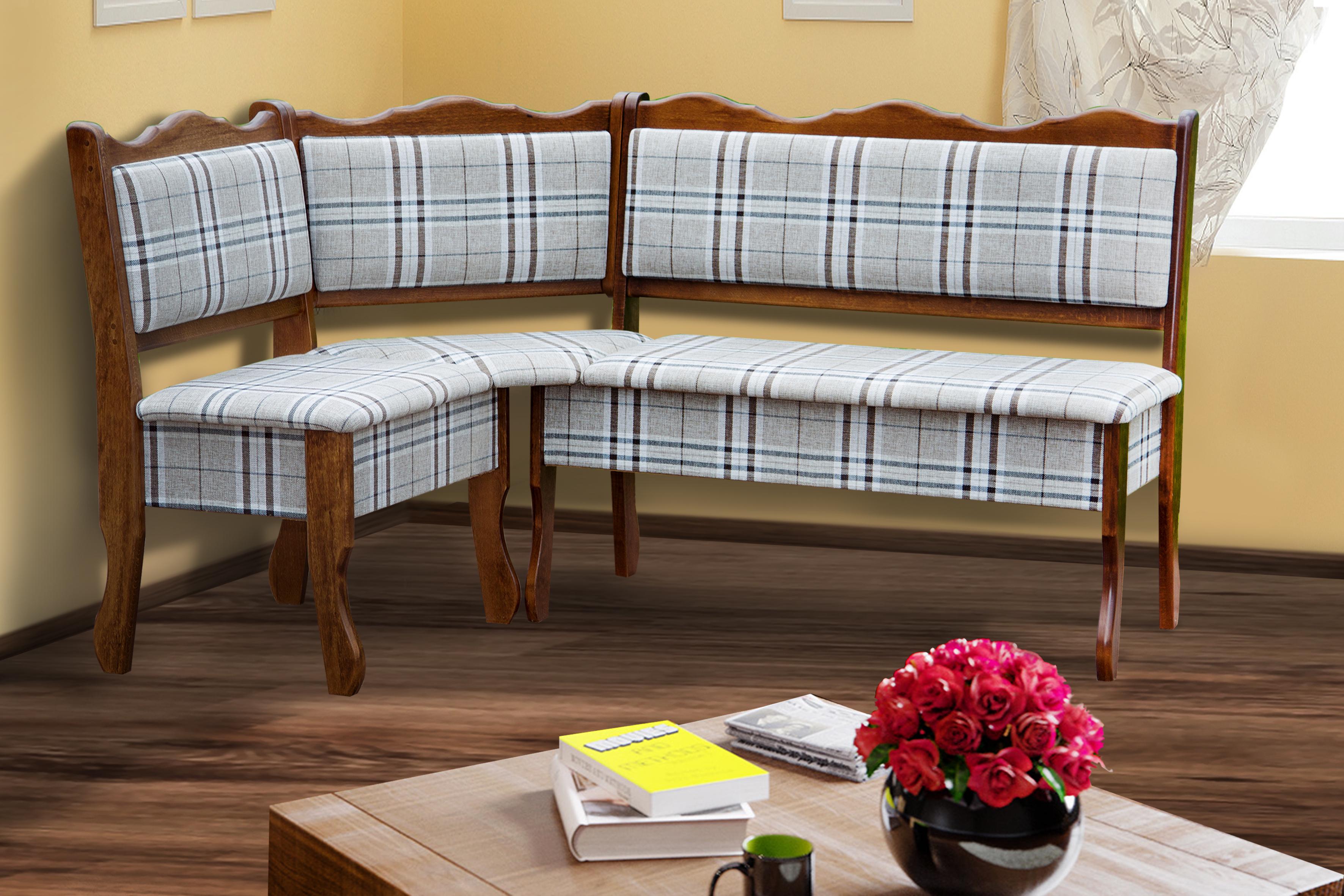 Кухонний куточок Comfort Line Шотландія 7 110х155 см Горіх/1а - фото 2 Кухонний куточок Comfort Line Шотландія 7 110х155 см Горіх/1а - фото 2