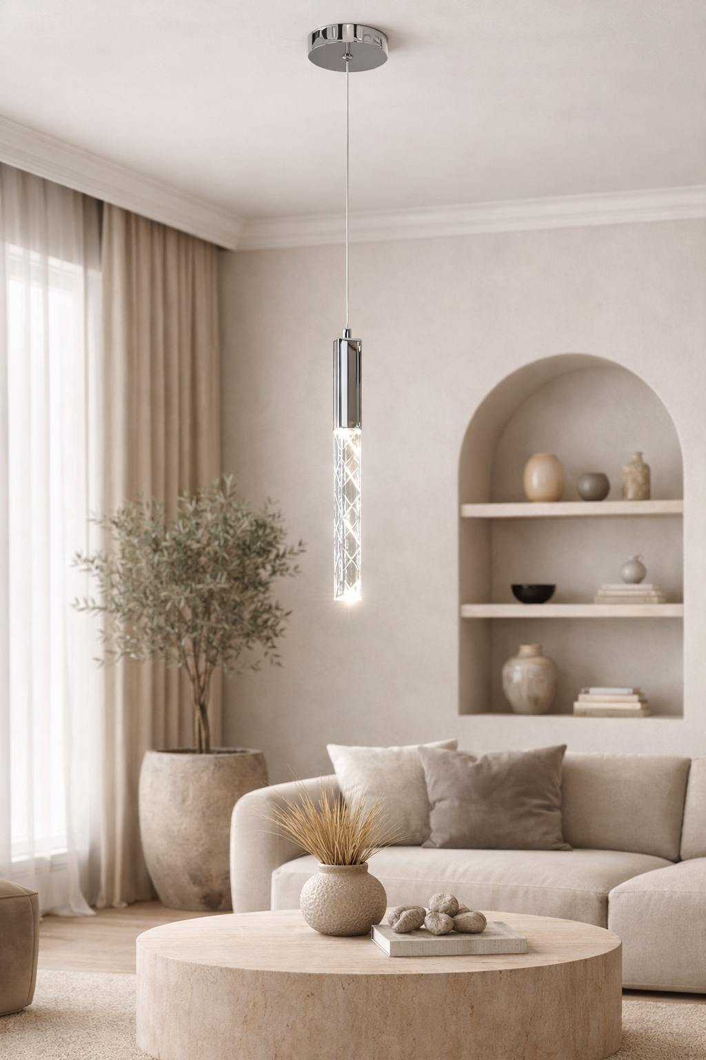 Подвесной светильник Frozen Light LED нейтральный свет 5W (20383/1CH)
