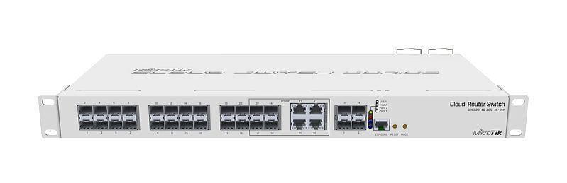 Комутатор керований 3 рівня Mikrotik Cloud Router Switch 328-4C-20S-4S+RM (CRS328-4C-20S-4S+RM)