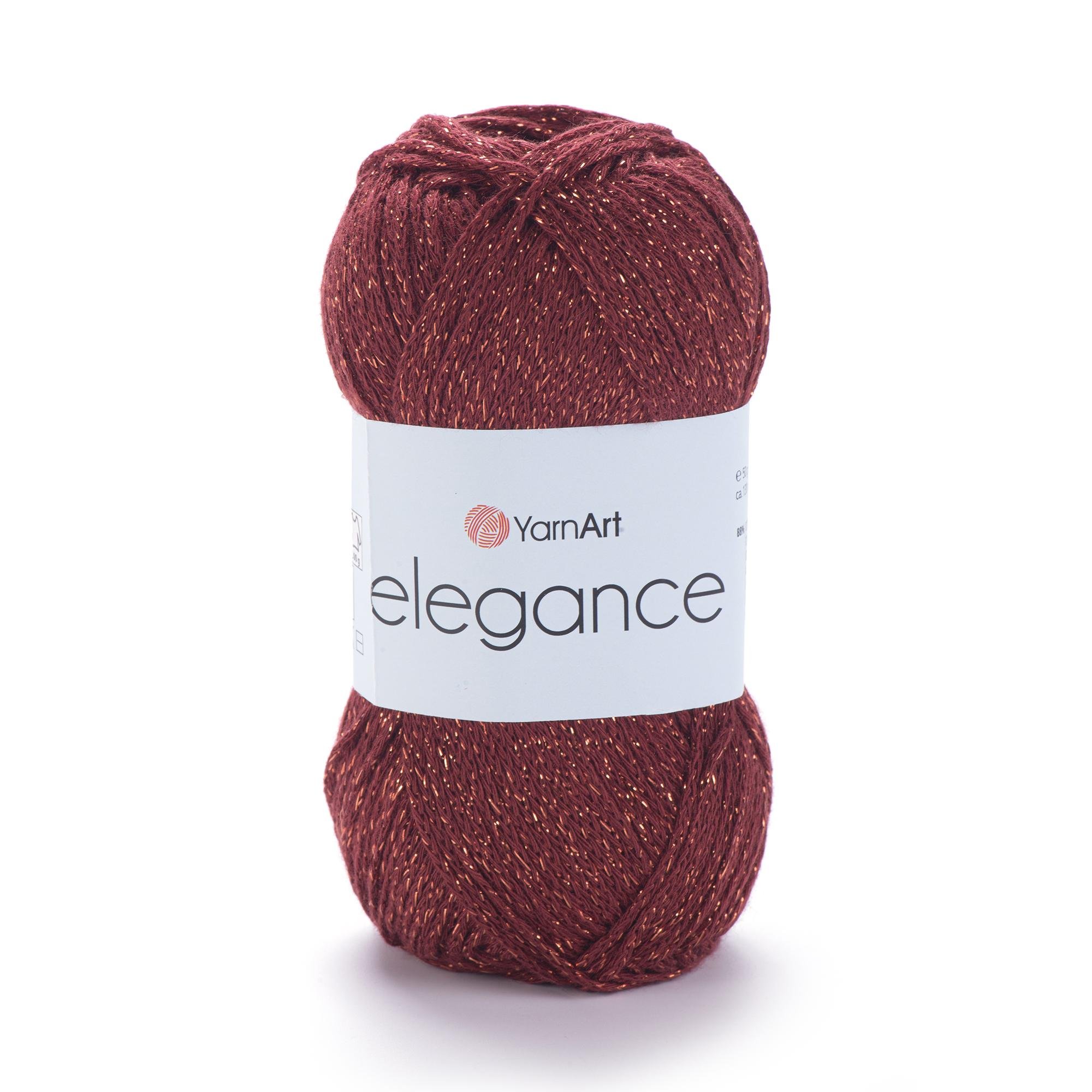 Пряжа YarnArt Elegance 122 Бордовий (7432)