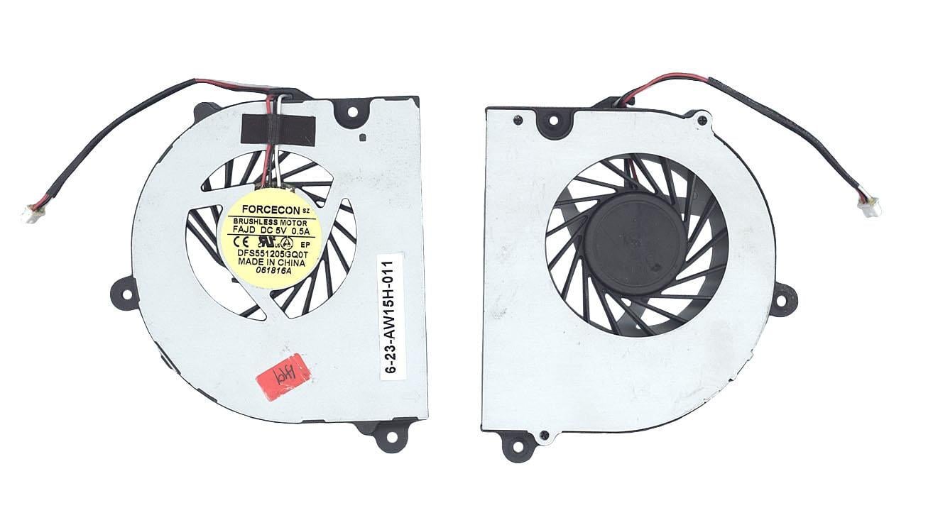 Кулер для ноутбука Clevo B4100/B5100 5V 0.5A 3-pin Forcecon
