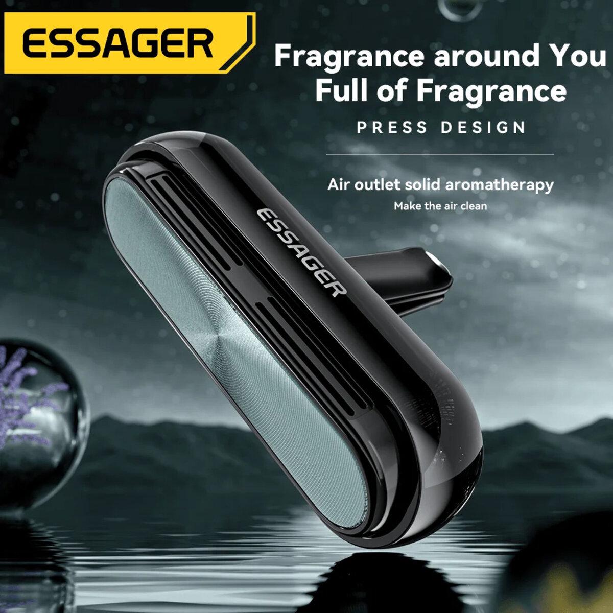 Ароматизатор для авто Essager EXSCFB-SH0A Car Air Outlet Press Type Solid Perfume Grey (18253563) - фото 5