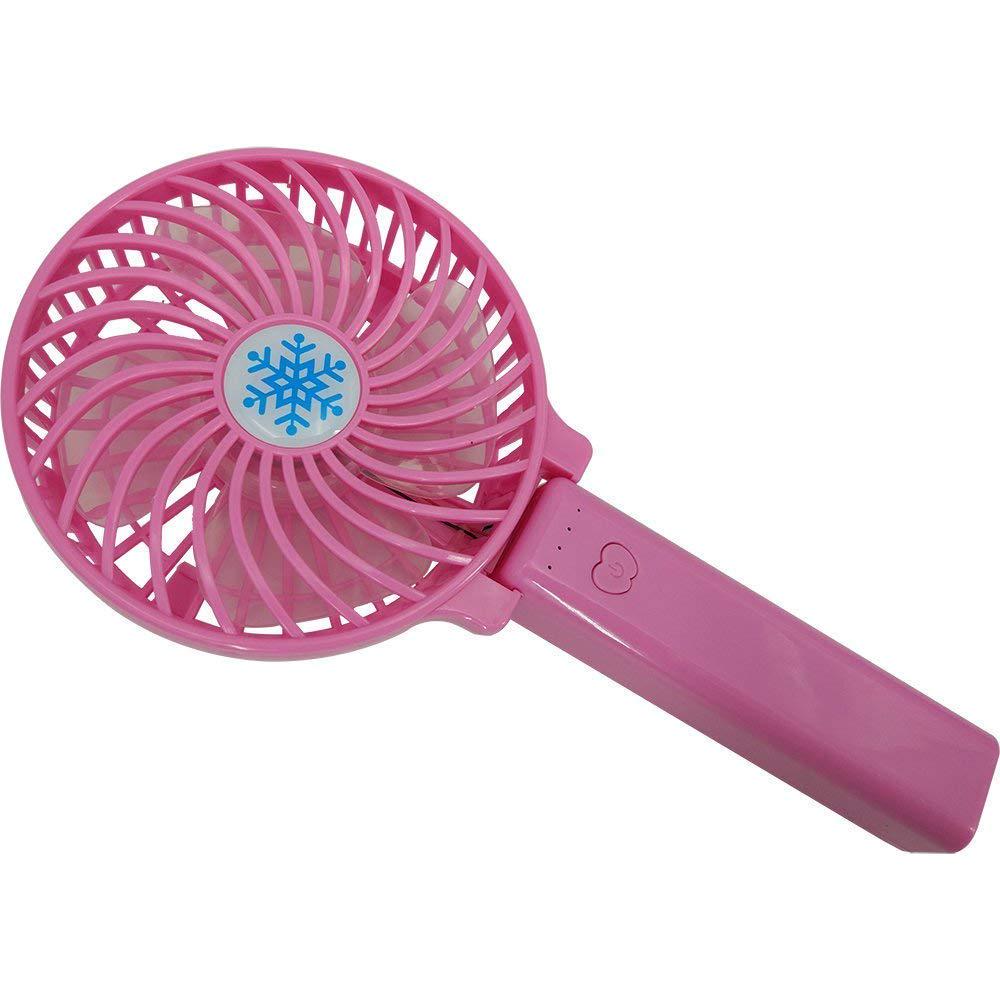 Вентилятор портативный Handy Mini Fan 18650 Розовый (200713 - 5) - фото 1