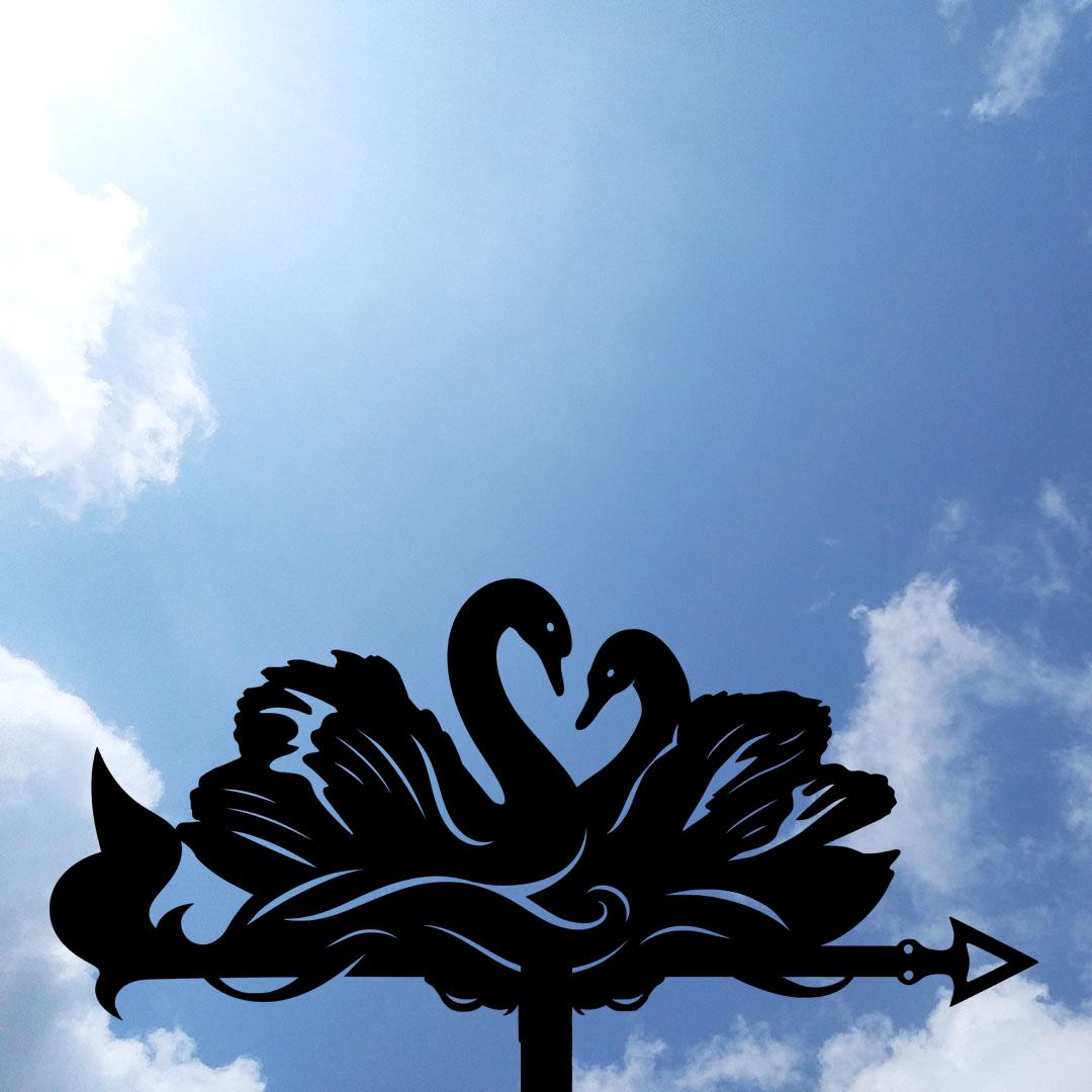 Флюгер на будинок Лебеді (27609609) Флюгер на будинок Лебеді (27609609)