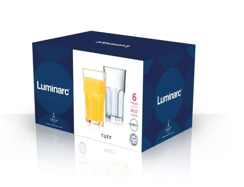 Набір склянок Luminarc Q2245 Tuff 410 мл 6 шт.