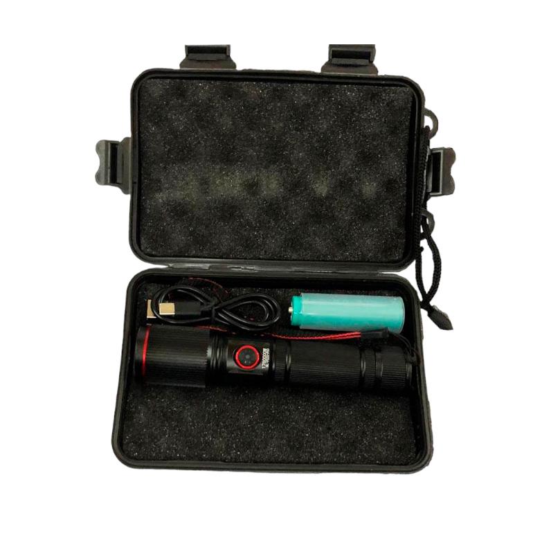 Фонарь P520-P50, ЗУ Type-C 1x18650/3xAAA (250564)