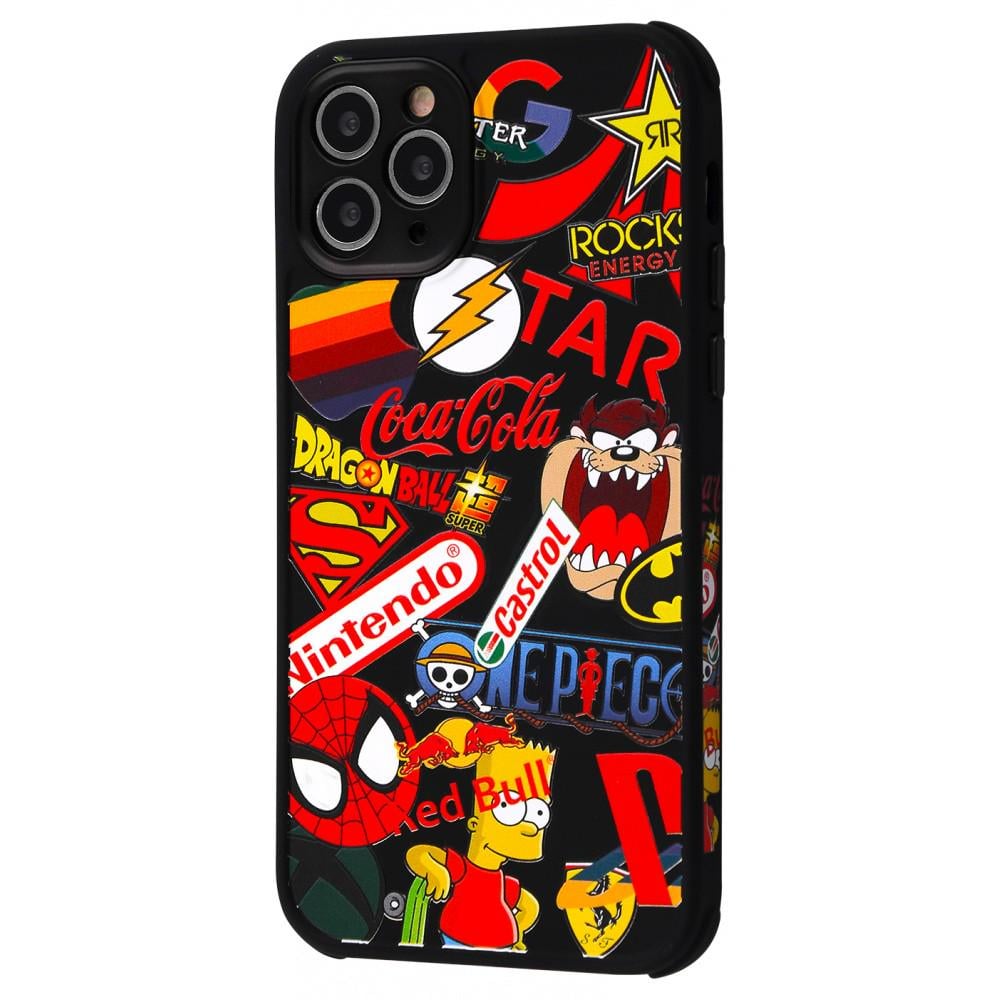 ᐉ Чехол с дизайном Brand Design Case (TPU) iPhone 11 Pro cartoon black •  Купить в Киеве, Украине • Лучшая цена в Эпицентр