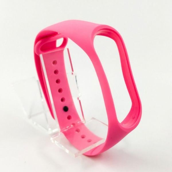 Силиконовый ремешок браслет для Mi Band 3/4 Pink