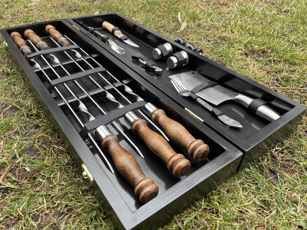 Набор шампуров Black Box X-9-1 в кейсе (10641057) - фото 6 Набор шампуров Black Box X-9-1 в кейсе (10641057) - фото 6