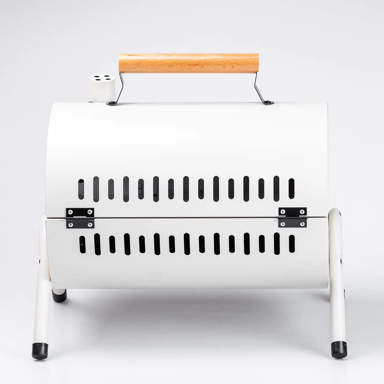 Мангал-гриль Бочка двухсторонний с двумя решетками White (25105770) - фото 14