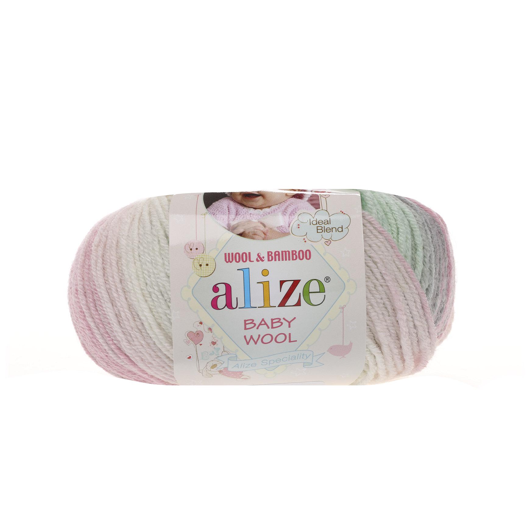 Пряжа Alize Baby Wool Batik 6541