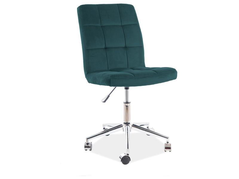 Кресло поворотное Q-020 VELVET BLUVEL 78 Зеленый