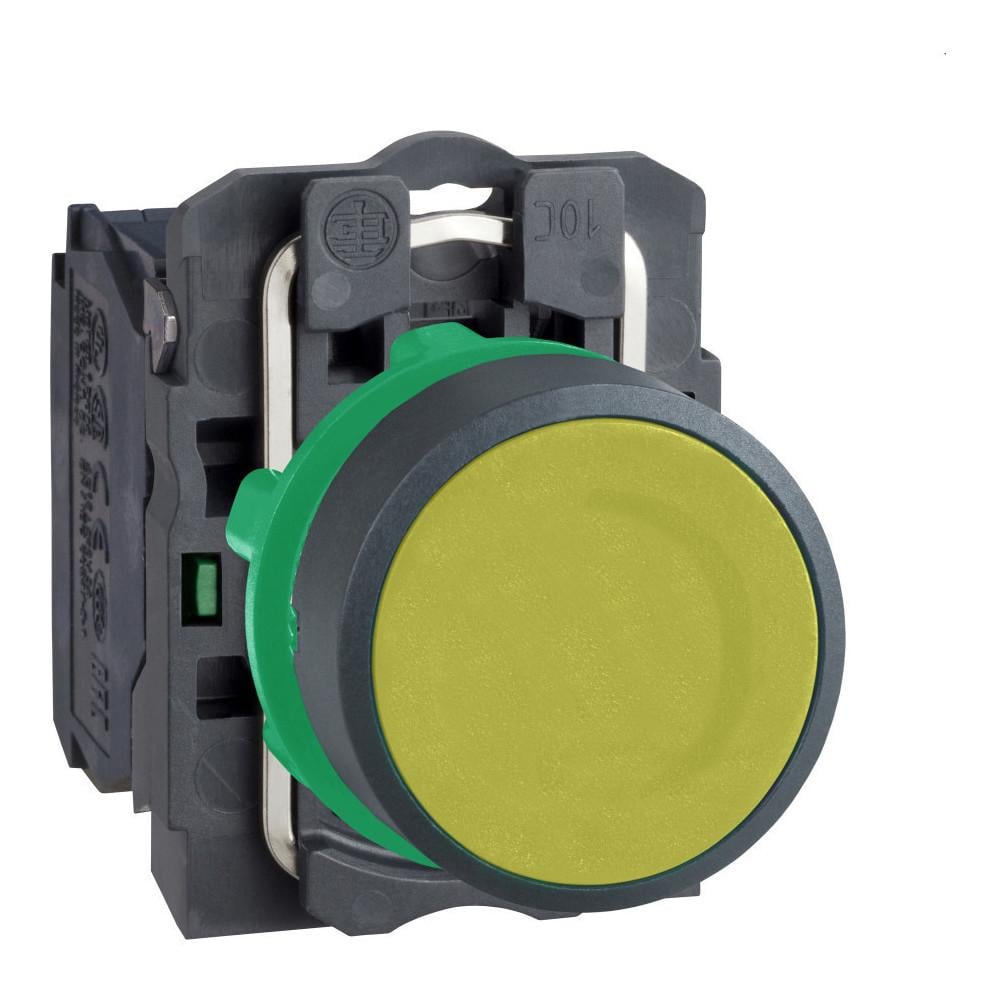 Кнопка управления Schneider Electric Harmony XB5 1NO 22 мм Желтый (XB5AA51)
