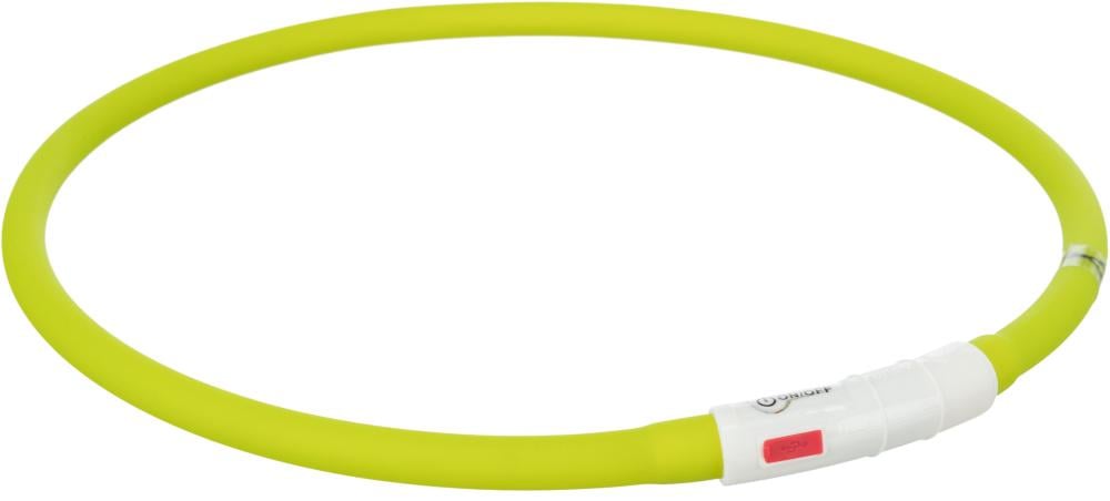 Нашийник що світиться Trixie USB XL для собак 70 см Жовтий