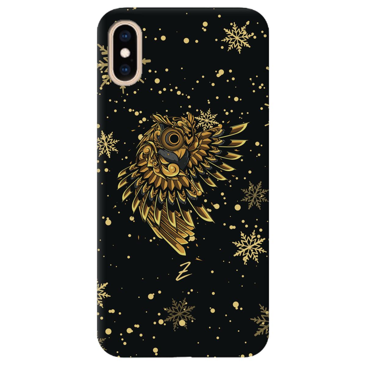 Силіконовий чохол Zorrov для Apple iPhone XS - Gold sova (11210040206052112)