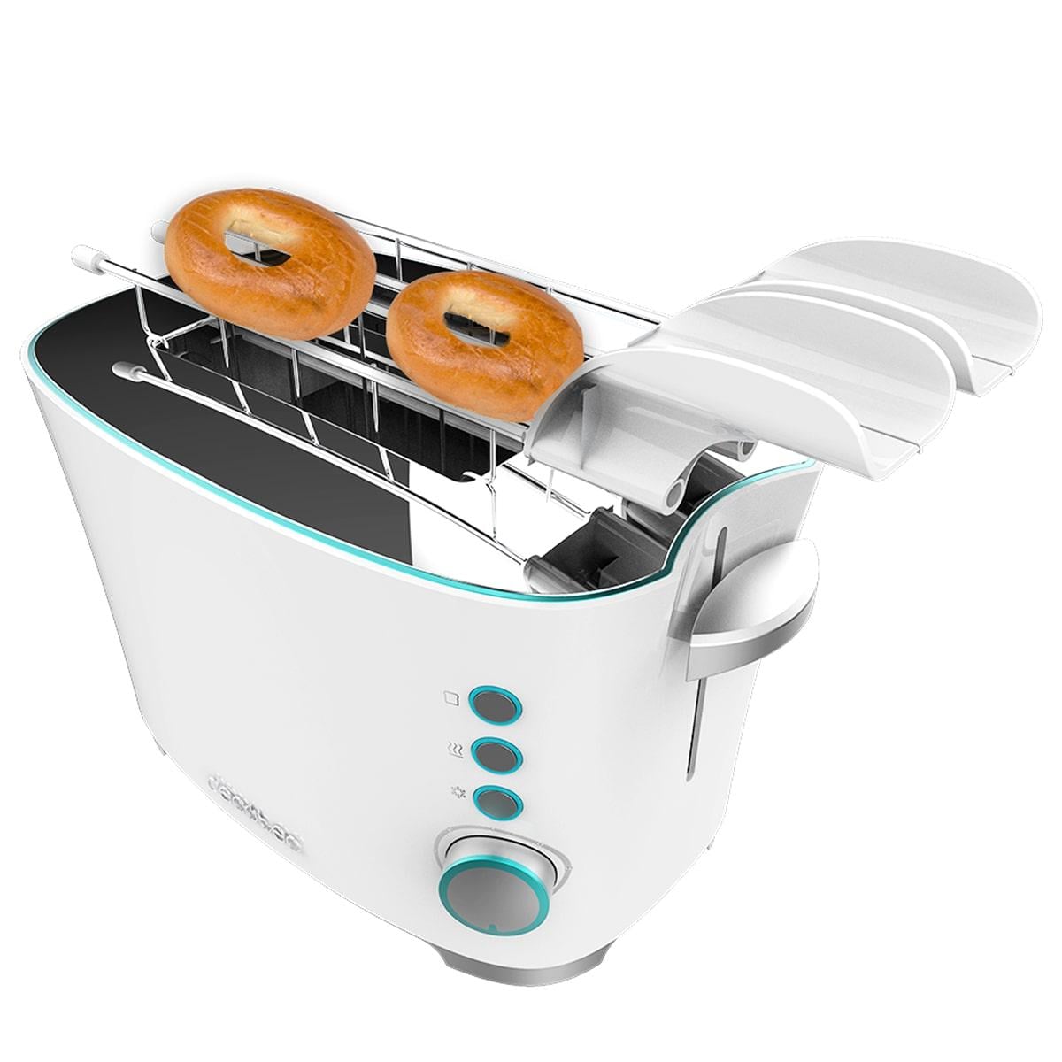 Тостер CECOTEC Toast&Taste DoubleW 650 Вт 2 отделения 7 ступеней поджаривания White (CCTC-02181)
