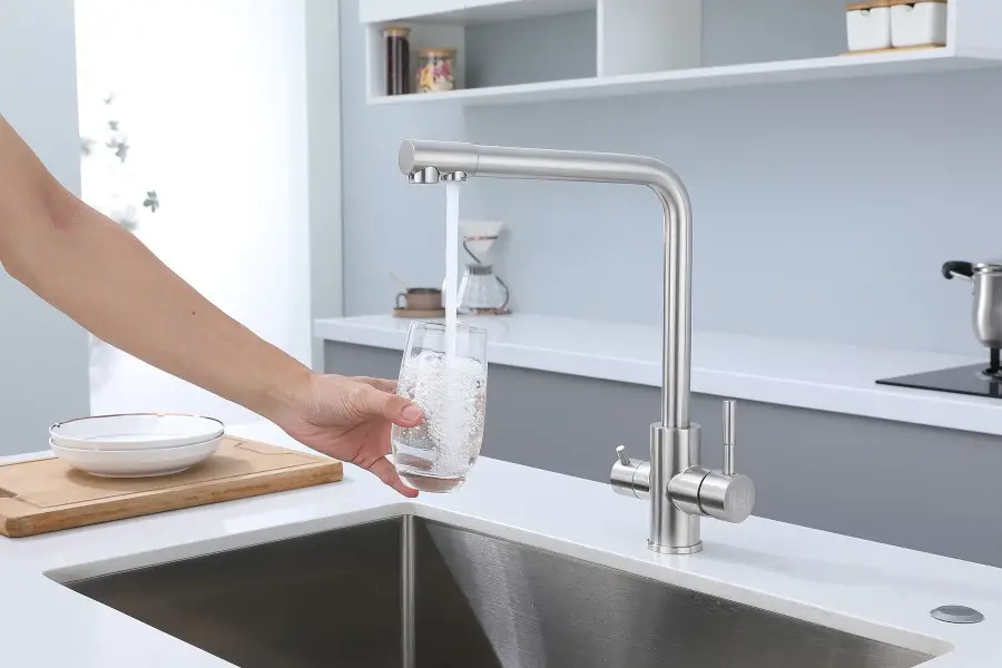 Смеситель для кухни Nett FS-33 Frosh с подключением к фильтру Хром (NET-030420) - фото 3