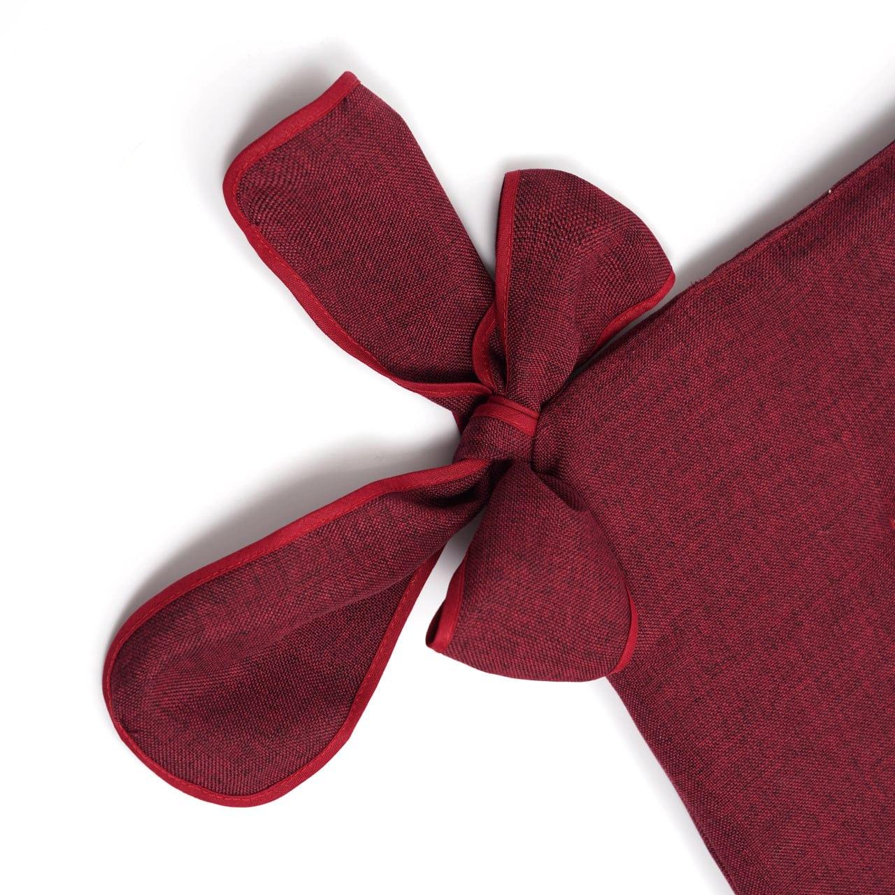 Подушка для стула/кресла/табурета 42х48х2 см Бордовый (1810229766) - фото 3