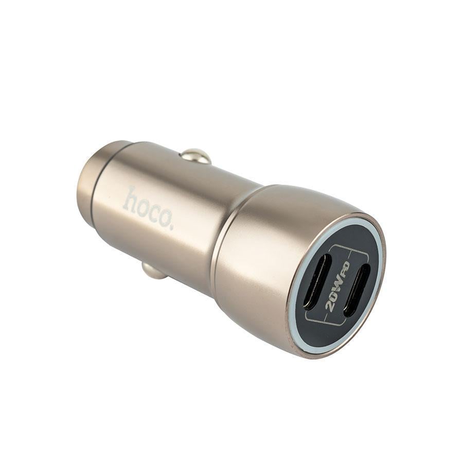 Зарядное устройство автомобильное Hoco Z48 Tough 40W dual port 2C Metal Gray (231656) Зарядное устройство автомобильное Hoco Z48 Tough 40W dual port 2C Metal Gray (231656)