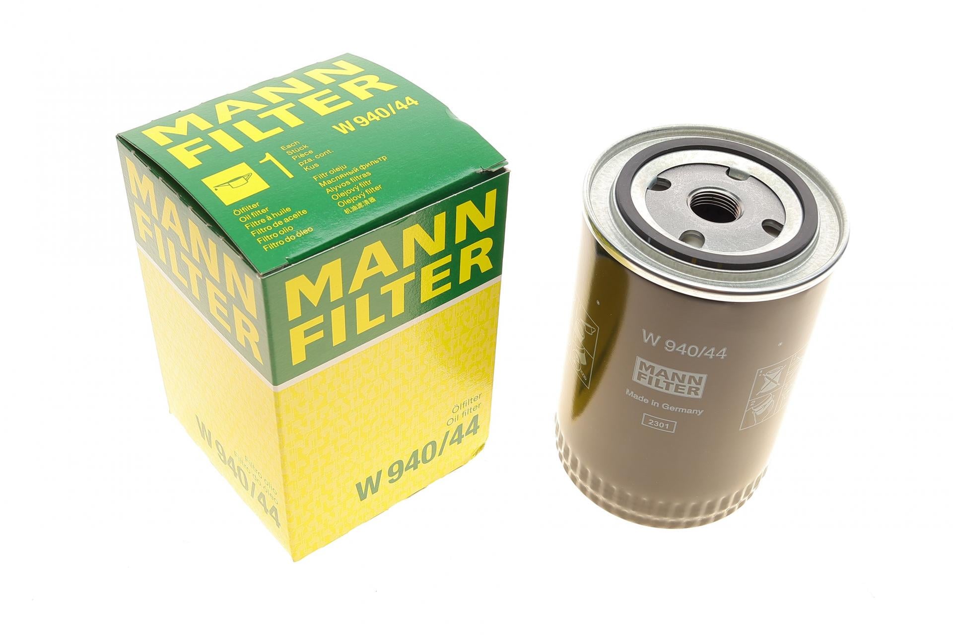 Фильтр масляный Mann-Filter для Audi A4/VW Passat 94-01 (W 940/44)