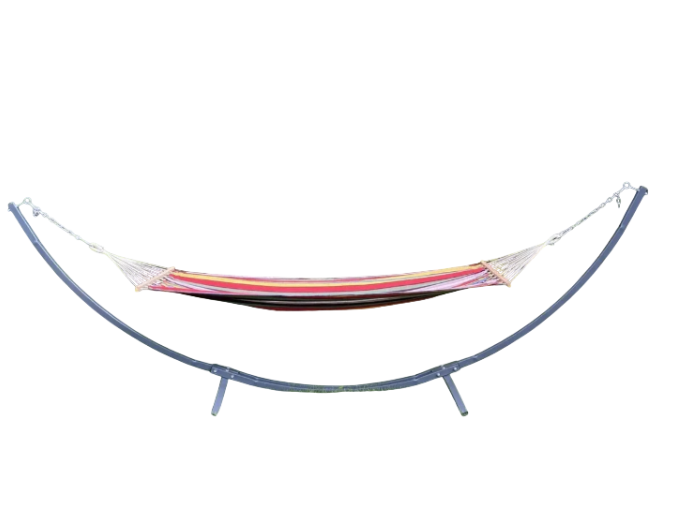 Гамак одноместный RIO с металлической стойкой 200x100 см. Разноцветный (WCGR H08L-1-(m))