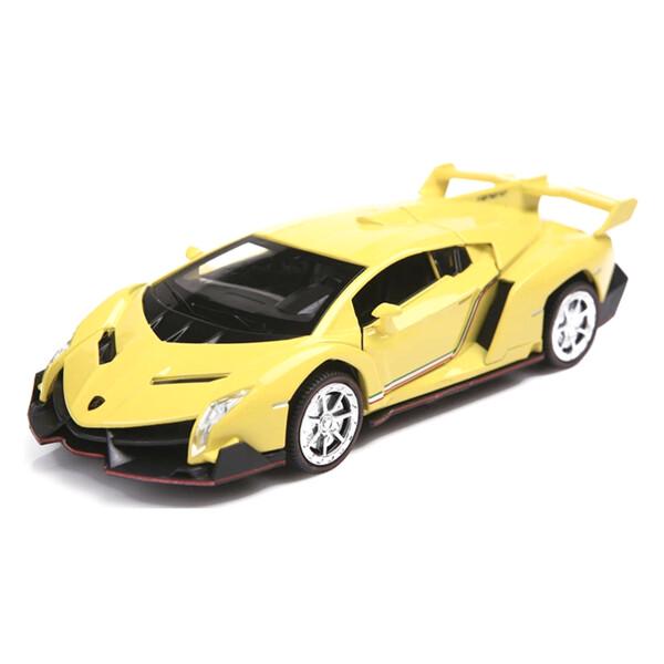Машинка Lamborghini Veneno TK Union Group моделька 15 см Желтый (59926)