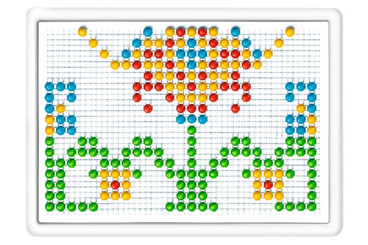 Дитяча мозаїка ТехноК No4 9 мм 4 кольори 340 шт. (3367) - фото 4 Дитяча мозаїка ТехноК No4 9 мм 4 кольори 340 шт. (3367) - фото 4