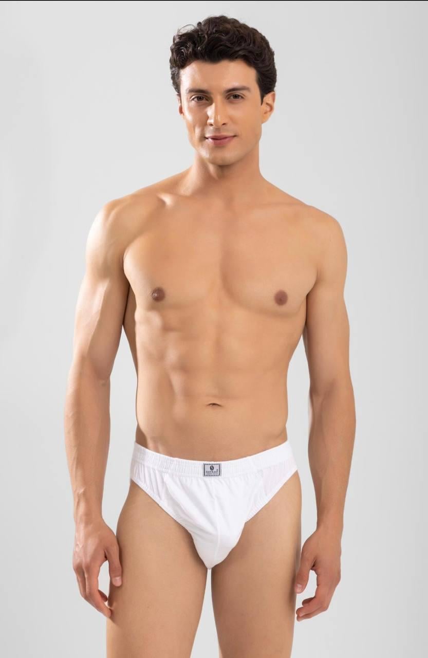 Набор трусов-плавок слипов мужских BAYKAR L р. 48-50 3 шт. Белый (1100-01)