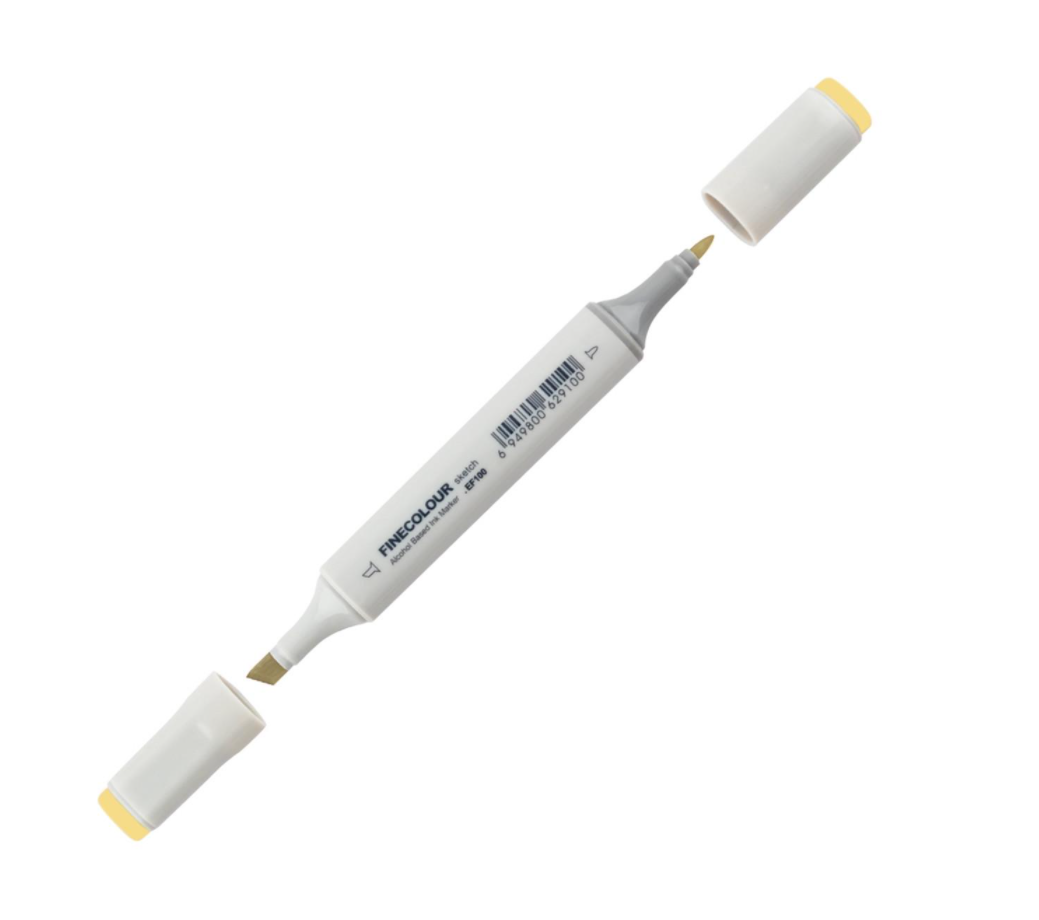 Маркер спиртовой Finecolour Sketchmarker 008 Y8 Желтый (EF100-8)