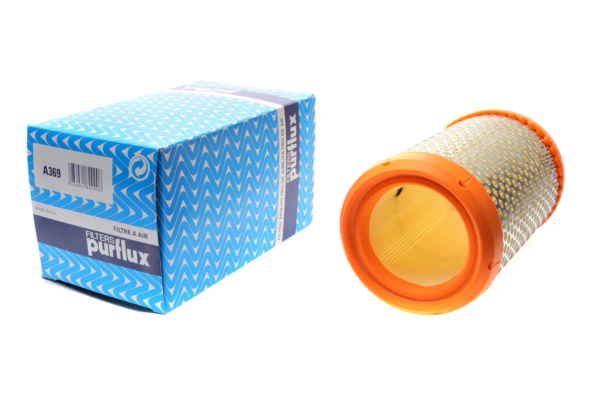 Фильтр воздушный PURFLUX для Renault Kangoo 1,2i бочка- (A369)